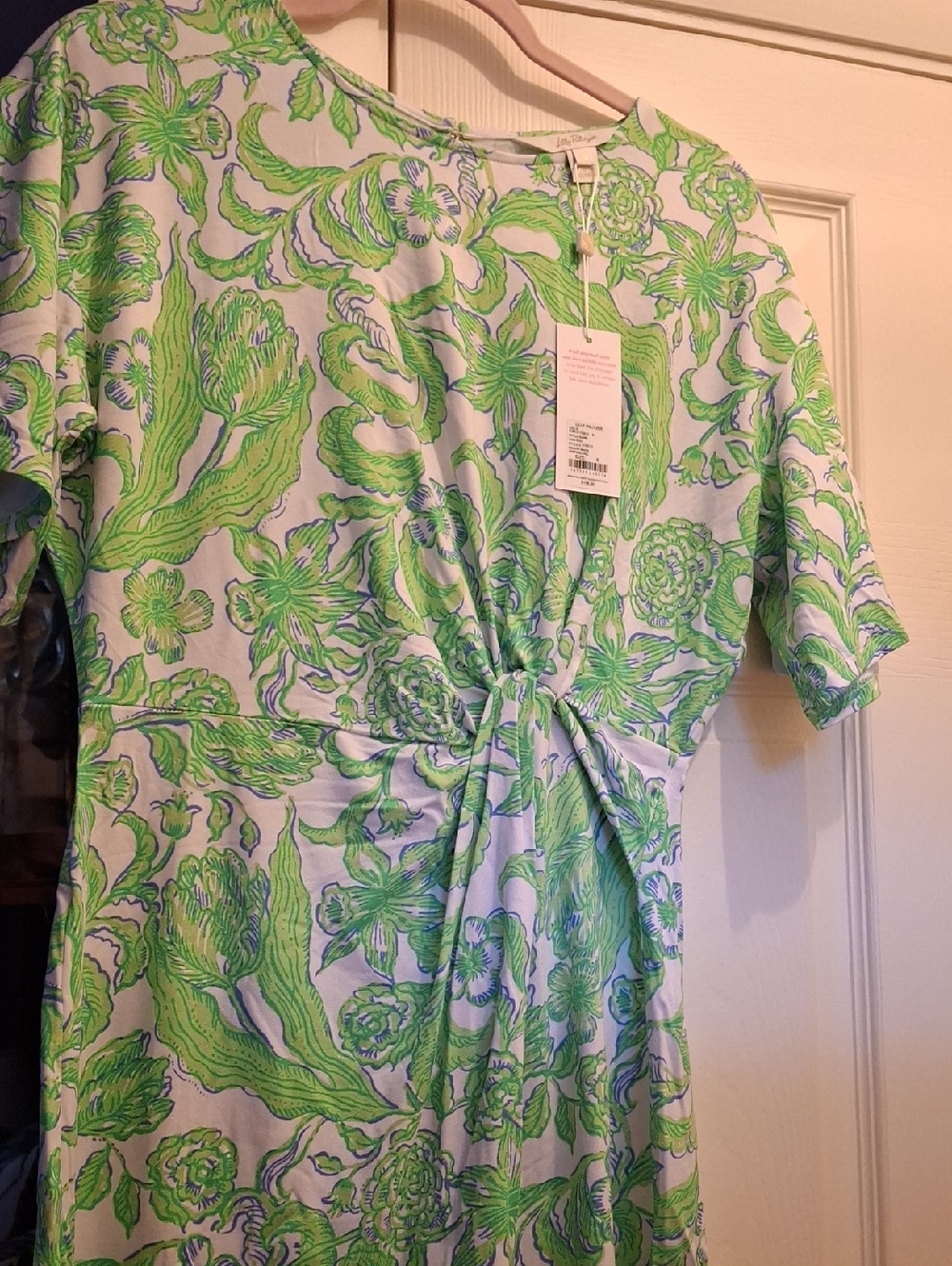 Lilly Pulitzer Shaw Resort White Daffodil Hill Dress